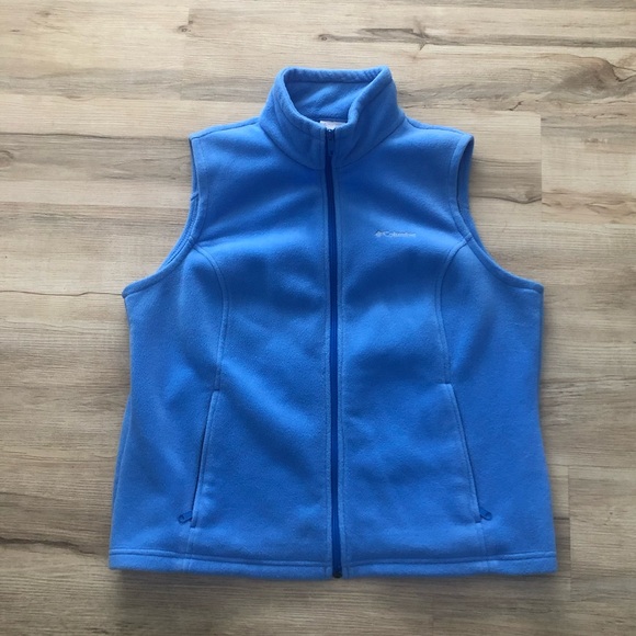 Columbia Blue Fleece Vest - Picture 2 of 8